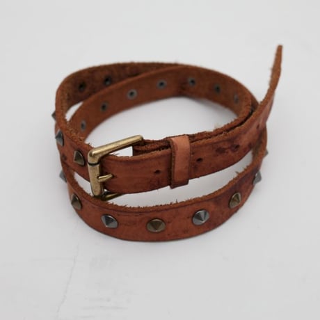 Studs Leather Belt