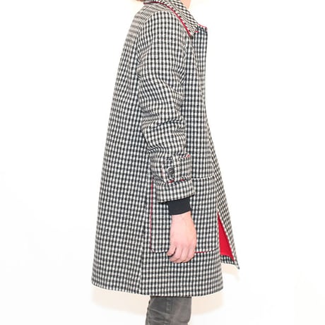 Hound tooth Wool Coat
