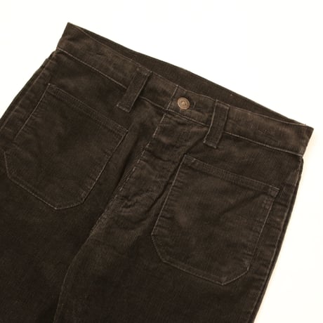 Levi's Black Corduroy Flared Pants Big E