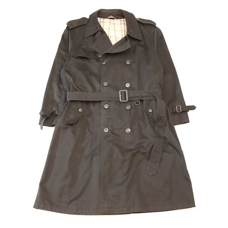 Vintage Black Trench Coat