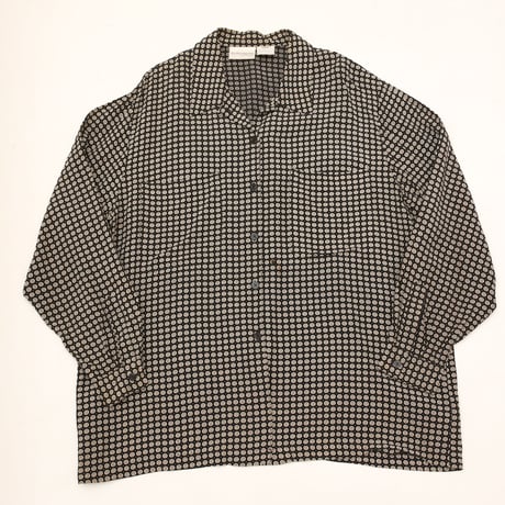 Open Collar Rayon L/S Shirt