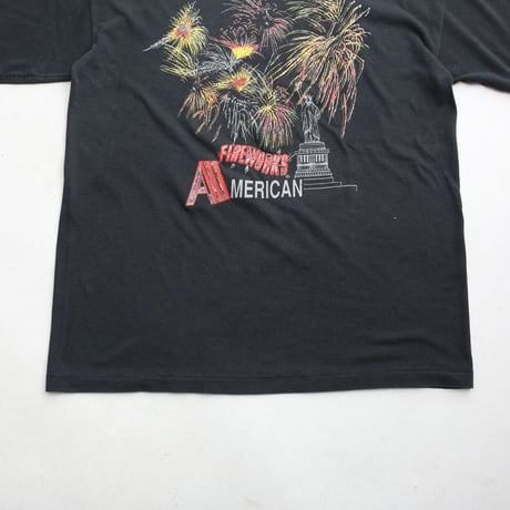 Old Fireworks Printed T-Shirt