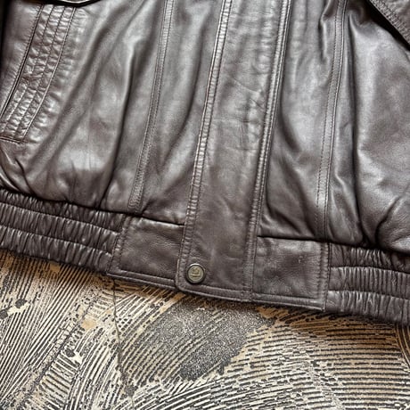 Flight Leather Jacket Brown