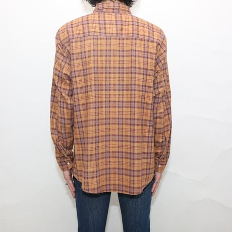 Plaid Print Flannel Shirt