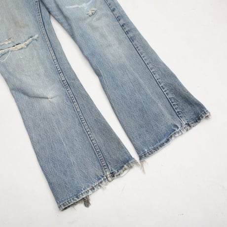 70's Levi's 646 Damaged Flare Denim Pants