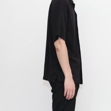 Black Silk S/S Shirt