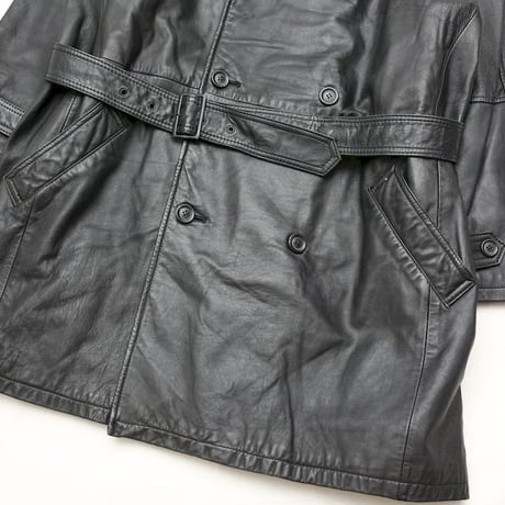 Black Leather Coat