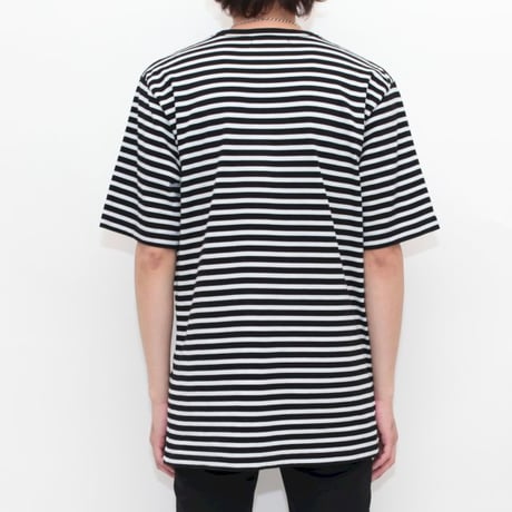 Black × White Border T-Shirt