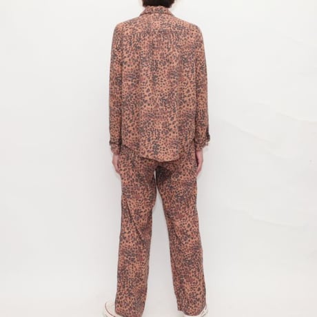 Leopard Pattern Pajama Set Up