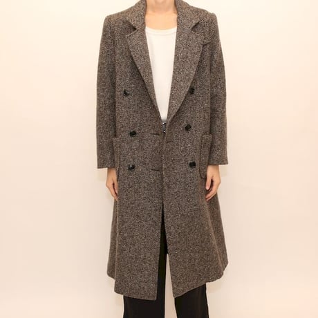 Double Breasted Pure Wool Coat