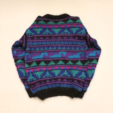 Hand Made Mohair Knit Sweater