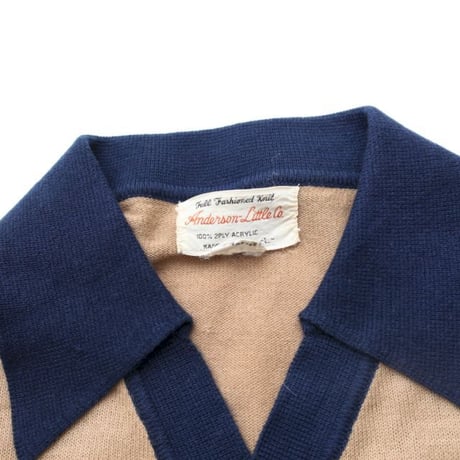 Vintage Knit Polo L/S Shirt