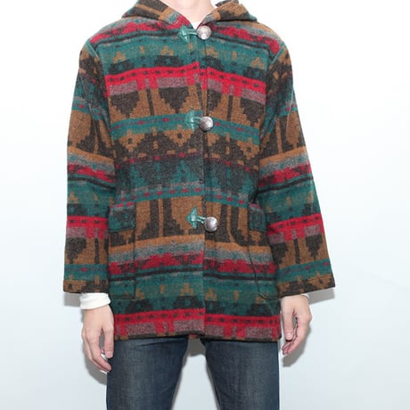 Native Wool Hoodie Jacket