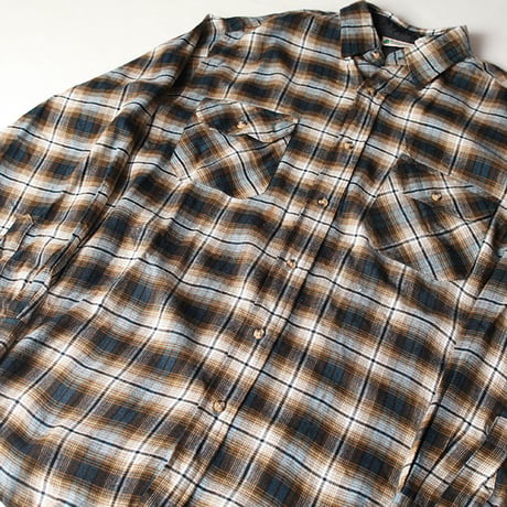 Ombre Check Acrylic L/S Shirt