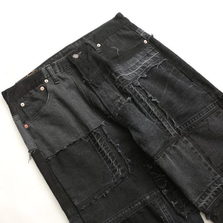 Levi's Patchwork Remake Black Denim Pants