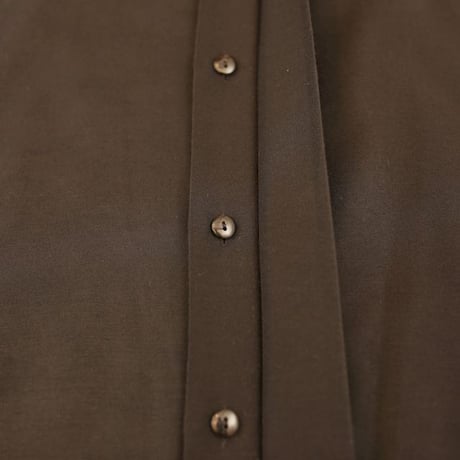 Rayon Plain Black L/S Shirt