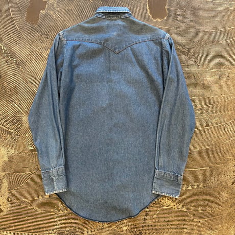 80s Wrangler Denim Western Shirt