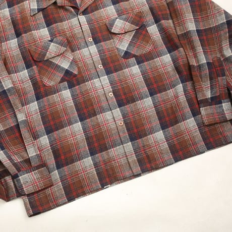 70s Wool Plaid Loop Shirt