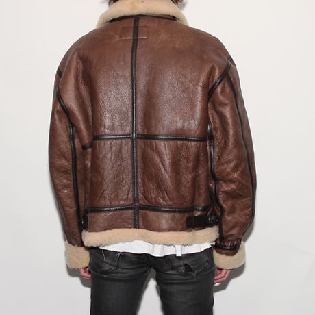 Vintage B-3 Mouton Leather Jacket
