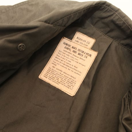 Vintage Military Rain Coat