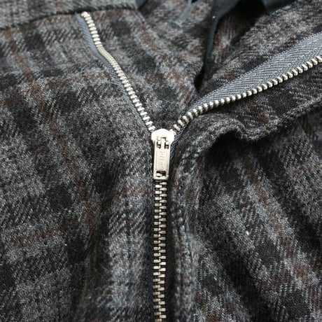 Wool 2Tuc Plaid Slacks