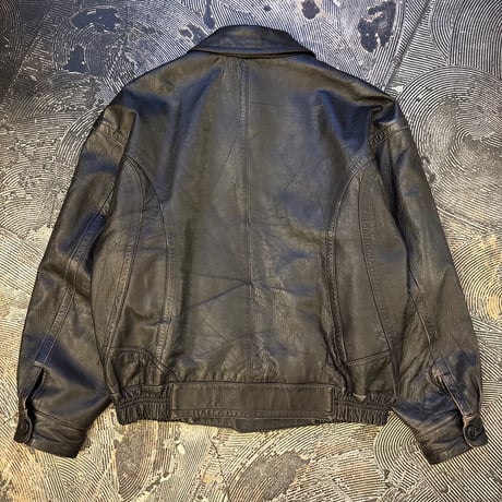Flight Leather Jacket Black