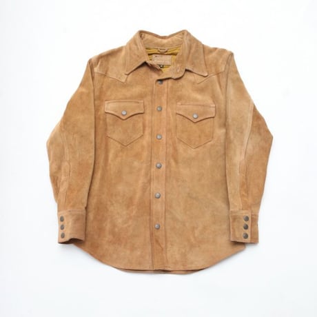 Suede Leather Western Shirt