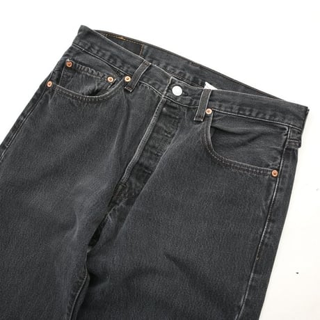 Levi's 501 Black Denim Pants MADE IN MEXICO