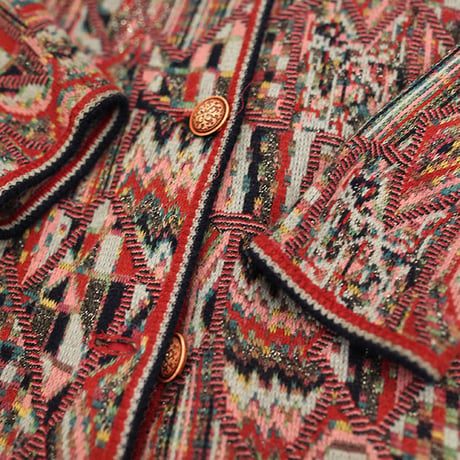 Ethnic Pattern Half Coat