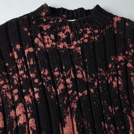 Hard Bleach Wash Cotton Sweater