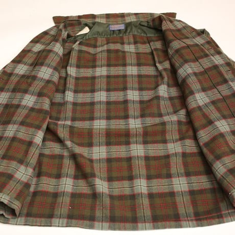 60s Pendleton Wool Plaid Loop Shirt