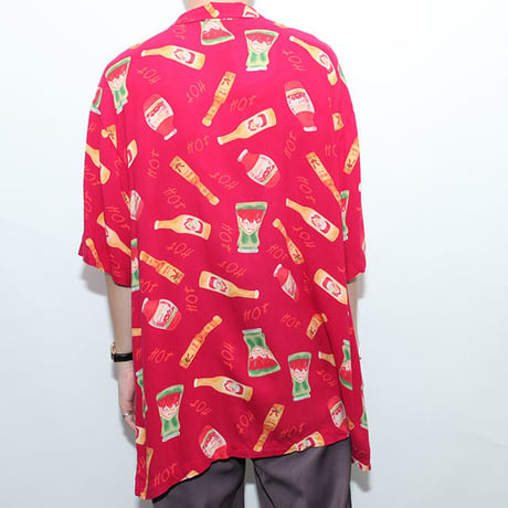 レーヨン ハワイアンシャツ スパイス柄 Rayon S/S Shirt