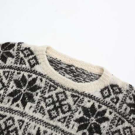 Nordic Pattern Knit Sweater