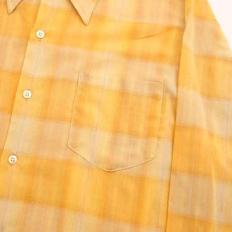70's Plaid L/S Shirt