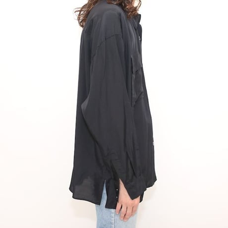 Black Rayon L/S Shirt