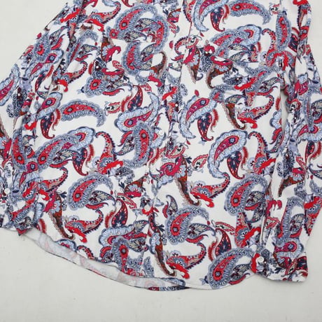 Paisley Pattern Rayon L/S Shirt