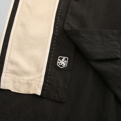 Nat Nast 50's Style Open Collar Silk S/S Shirt