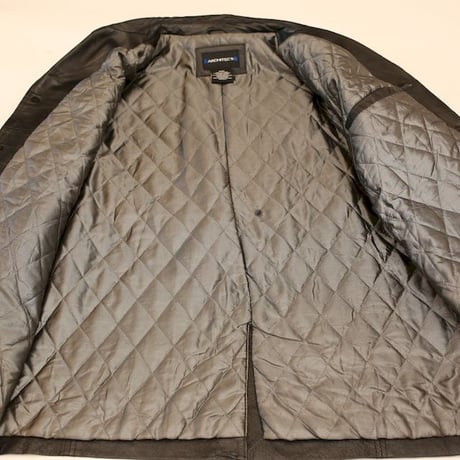 Black Leather Half Coat