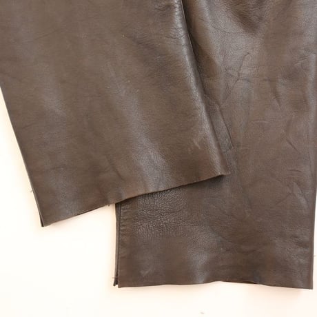 Brown Leather Pants Slim Fit MADE IN GREAT BRITAIN