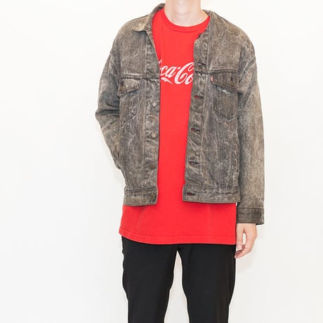 Levis 70507 Black Stone Wash Denim Jacket