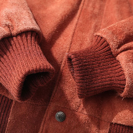 Vintage Suede Boa Jacket