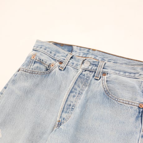 Levi's 501 Damage Denim Pants  MADE IN USA