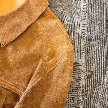 Suede Trucker Jacket Reversible
