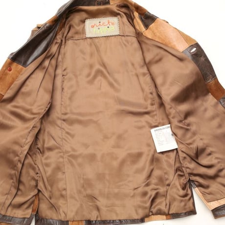 Patchwork Leather Jacket