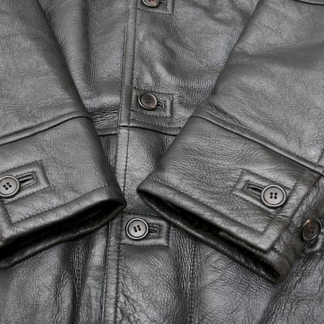 Vintage Black Mouton Coat
