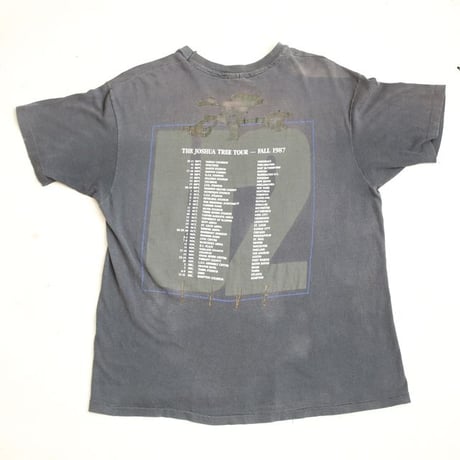 80s U2 "The Joshua Tree" Fall 1987 Tour T-Shirt