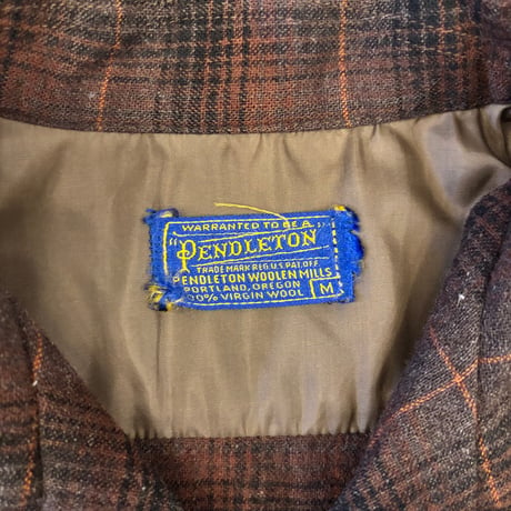60s Pendleton Plaid Loop Shirt