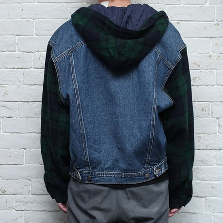 90s Gap Denim Jacket With Hoodie