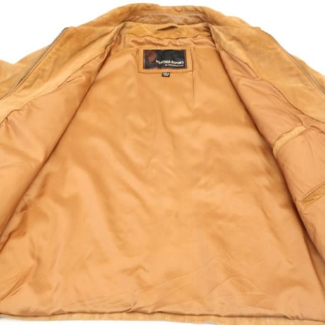 Weatherproof Suede Leather Jacket Loose Silhouette