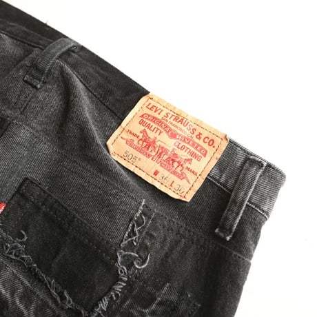 Levi's Patchwork Remake Black Denim Pants